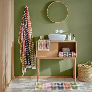 Orla Kiely Multi-Stem in Auburn Bath Mat